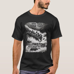Camiseta Yellowstone White Water Rafting River Rapids Monta