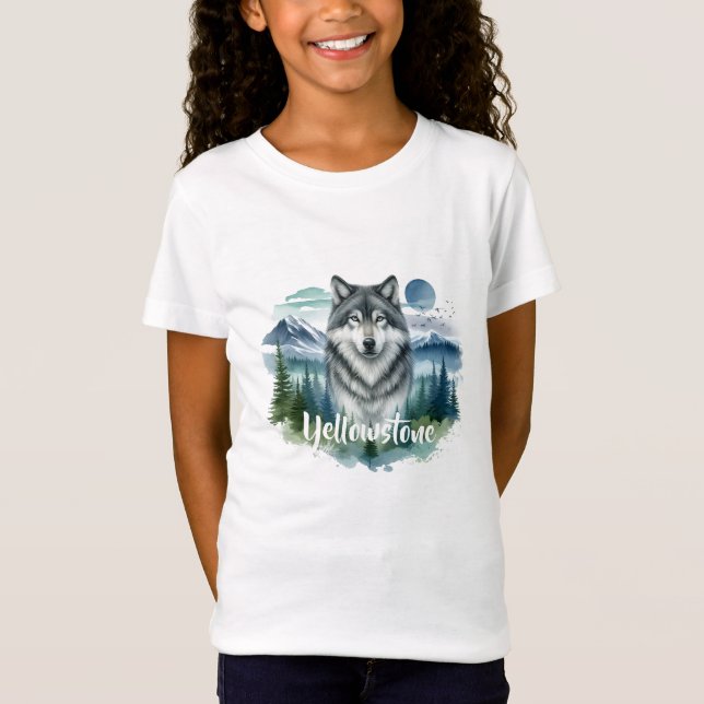 Camiseta Yellowstone Wolf (Anverso)