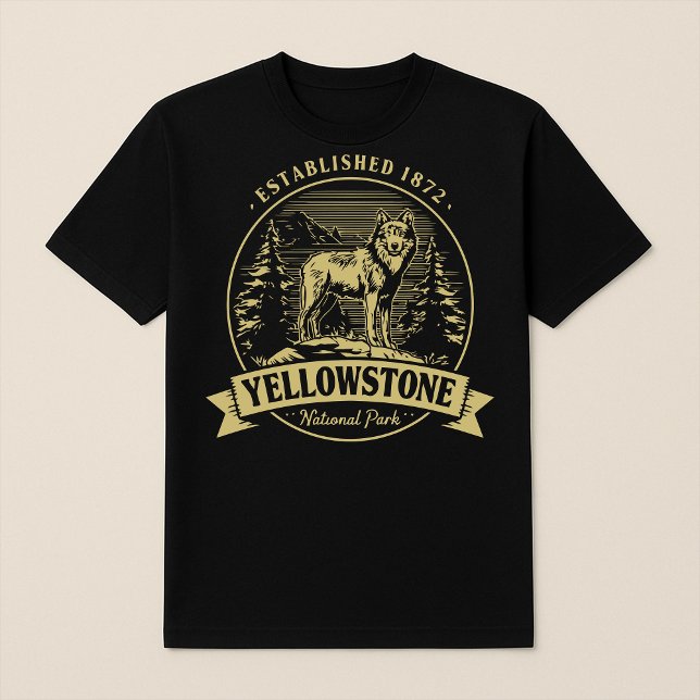 Camiseta Yellowstone Wolf T-Shirt (Subido por el creador)