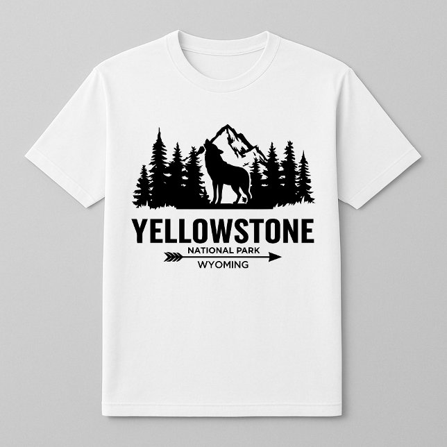Camiseta Yellowstone Wolf Wyoming T-Shirt (Subido por el creador)
