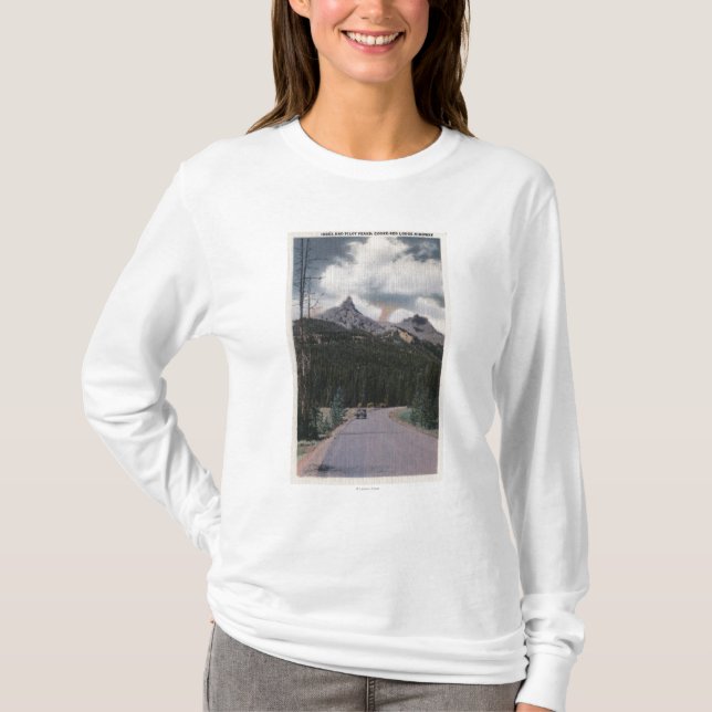 Camiseta Yellowstone, WY - índice y picos del piloto, Cooke (Anverso)