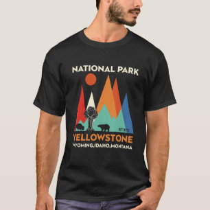 Camiseta Yellowstone Wyoming Parque Nacional Estadounidense