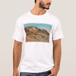 Camiseta Yellowstone, WYView de la terraza de Júpiter