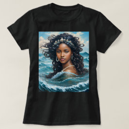 Camiseta Yemaya Orisha Arte de diosa negra