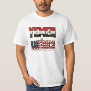 Camiseta YEMEN × AMÉRICA – Dos Mundos Una Raíz –