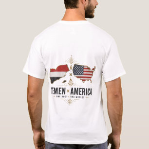 Camiseta YEMEN × AMÉRICA – Una Raíz Dos Mundos 