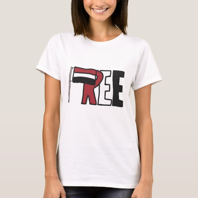 Camiseta Yemen libre (Anverso)