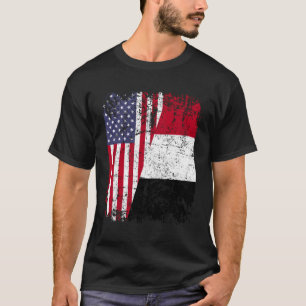 Camiseta Yemen: raíces yemeníes de la bandera mitad estadou