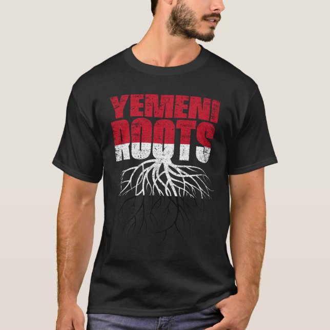 Camiseta Yemení remueve la bandera de Yemen (Anverso)