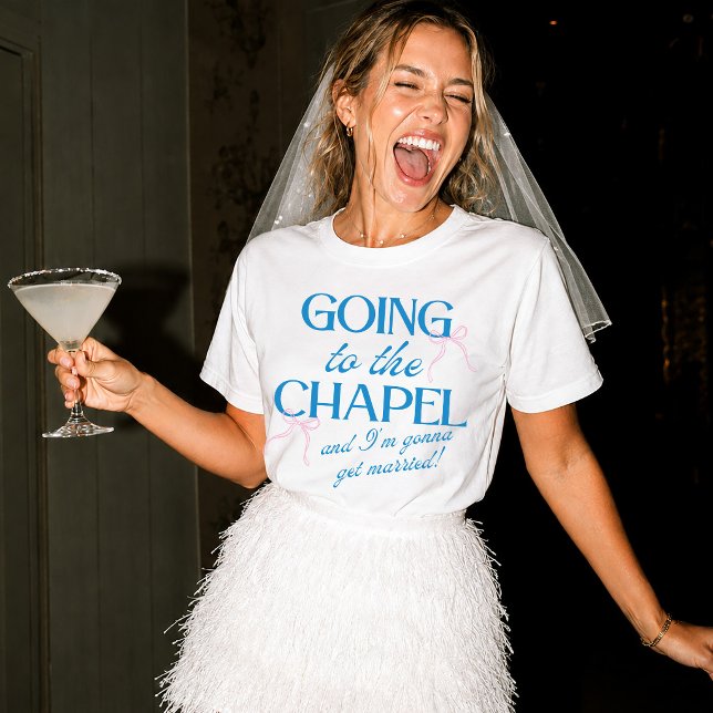 Camiseta Yendo a la capilla Novia (Subido por el creador)