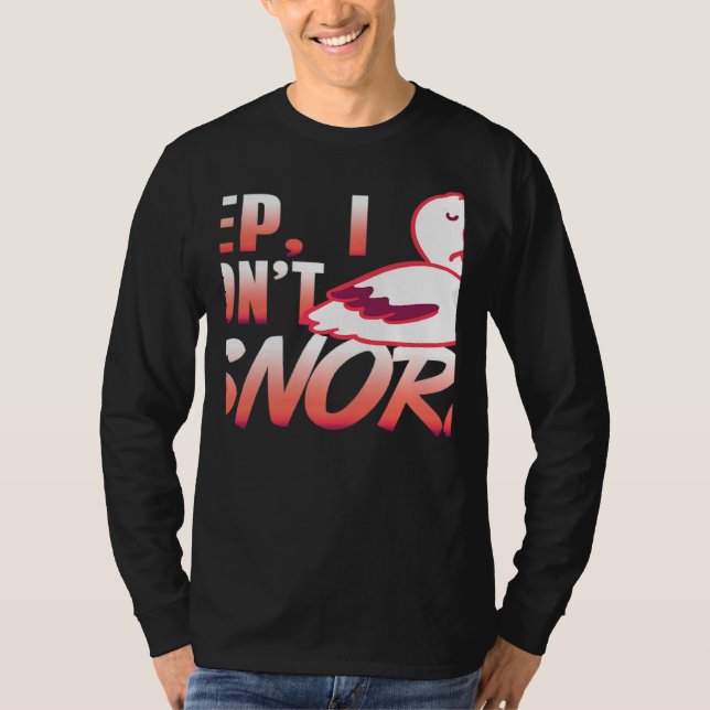 Camiseta Yep I Don't Snore Pelican Designs Present (Anverso)