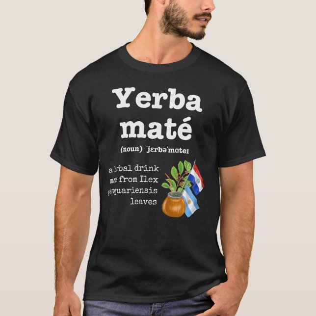 Camiseta YERBA MATE Definition (Anverso)
