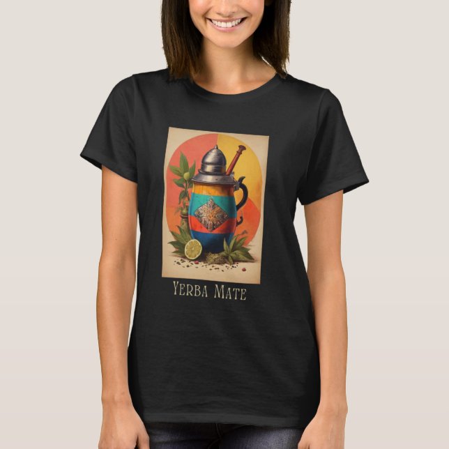 Camiseta Yerba Mate Vintage Psychedelic (Anverso)