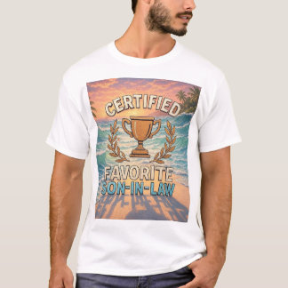 Camiseta Yerno Favorito Certificado