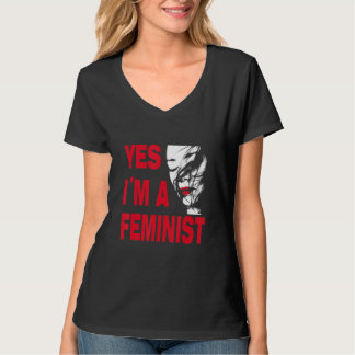 Camiseta Yes, I am feminist, for engaged men and women_3