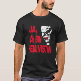 Camiseta Yes, I am feminist, for engaged men and women Prem