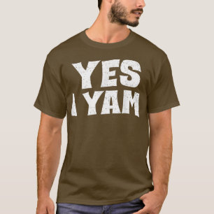 Camiseta Yes I Yam Funny Matching Couples Halloween Thanksg