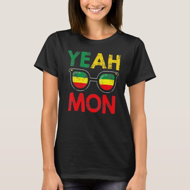 Camiseta Yes Mon Jamaican Vacation Jamaica Reggae (Anverso)
