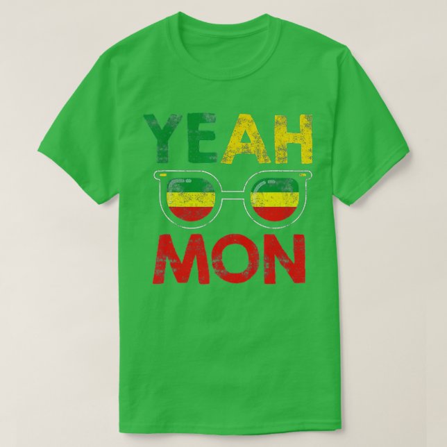 Camiseta Yes Mon Jamaican Vacation Jamaica Reggae (Diseño del anverso)