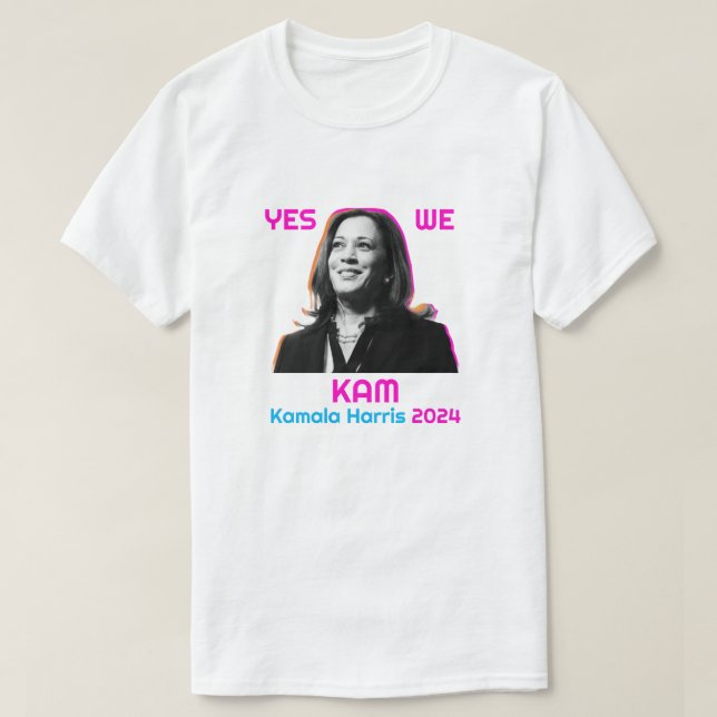 Camiseta Yes We Kam Kamala Harris 2024 (Diseño del anverso)