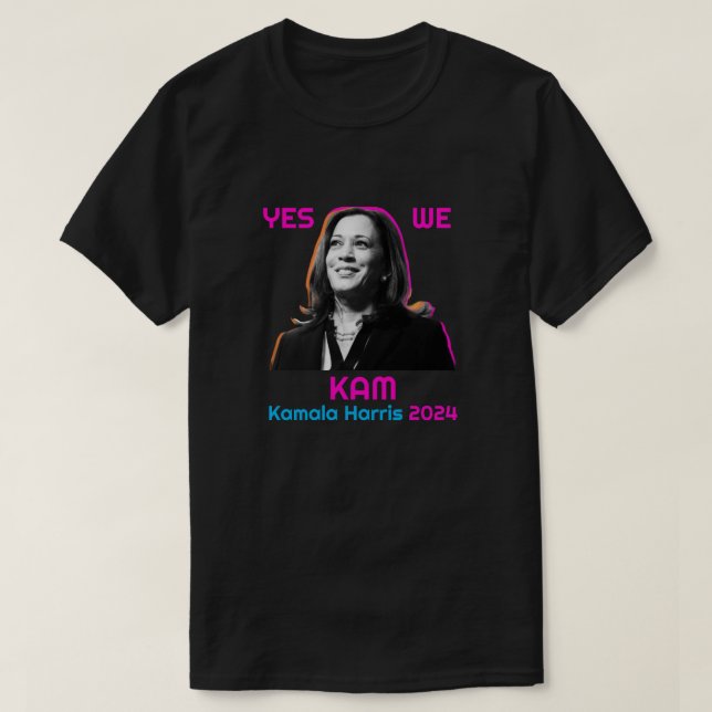 Camiseta Yes We Kam Kamala Harris 2024 (Diseño del anverso)