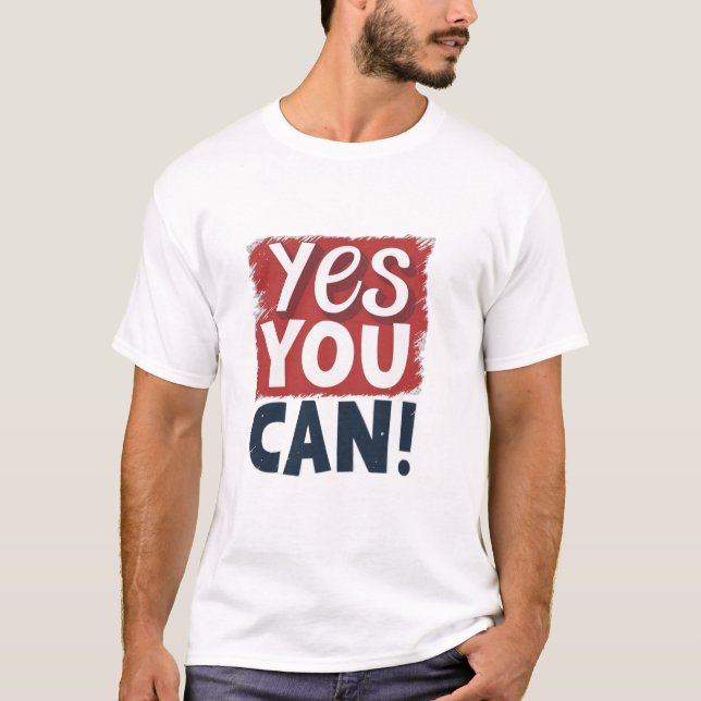 Camiseta Yes You Can (Anverso)