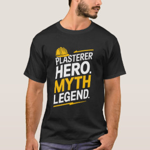 Camiseta Yesero Yeso Enyesado, Enlucidor Héroe Mito L