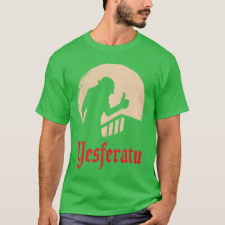 Camiseta Yesferatu Divertida Parodia de Película de Terror