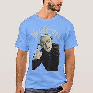 Camiseta Yesferatu Parodia Divertida de Vampiro Meme Hallow