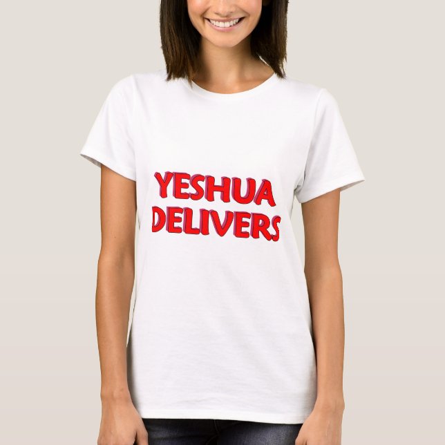 Camiseta Yeshua Delivers (Anverso)