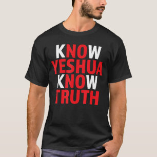 Camiseta Yeshua Shirt Christian Faith Nombre hebreo para Je