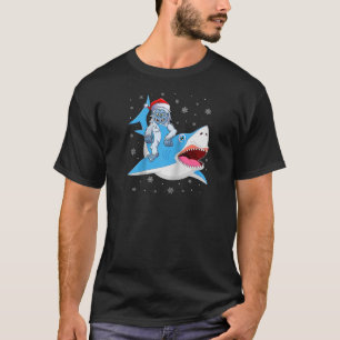 Camiseta Yeti Al Fiesta Del Tiburón Navidad, Navidades De S