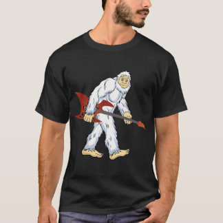 Camiseta Yeti Creo Que Monster Ape Man Electric Guitar Sn