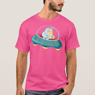 Camiseta Yeti Divertido Para Chicos Chicas Mujeres Volando