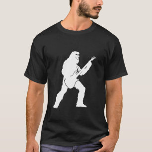 Camiseta Yeti Jamming Con Silhouette De Guitarra Eléctrica