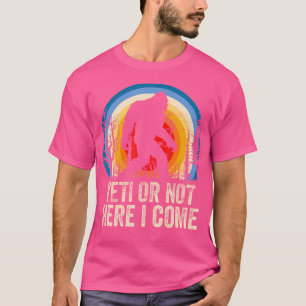 Camiseta Yeti O No Acá Vengo Yeti Camping De Pie Grande Por