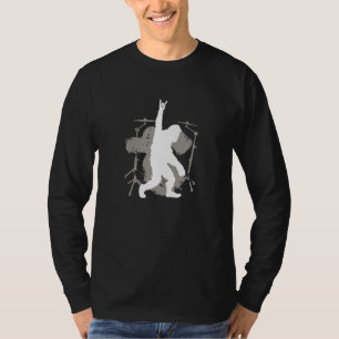 Camiseta Yeti tambores de tambor Rocking Instrumento musica