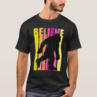 Camiseta Yeti Vintage Retro Bigfoot Divertido Gracioso Co