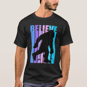 Camiseta Yeti Vintage Retro Bigfoot Divertido Gracioso Co
