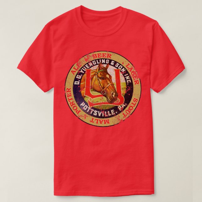 Camiseta Yeungling Beer (Diseño del anverso)
