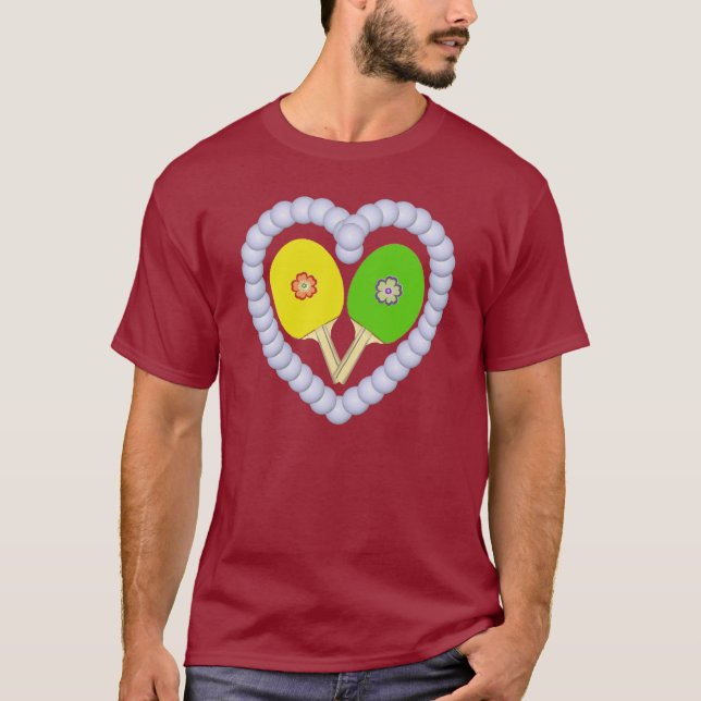 Camiseta YG Ping Pong Flower Heart (Anverso)