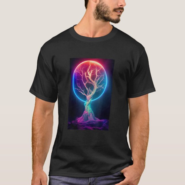 Camiseta Yggdrasil World Tree of Life Viking Celtric Unique (Anverso)
