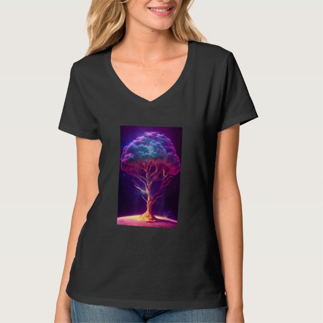 Camiseta Yggdrasil World Tree of Life Viking Celtric Unique (Anverso)