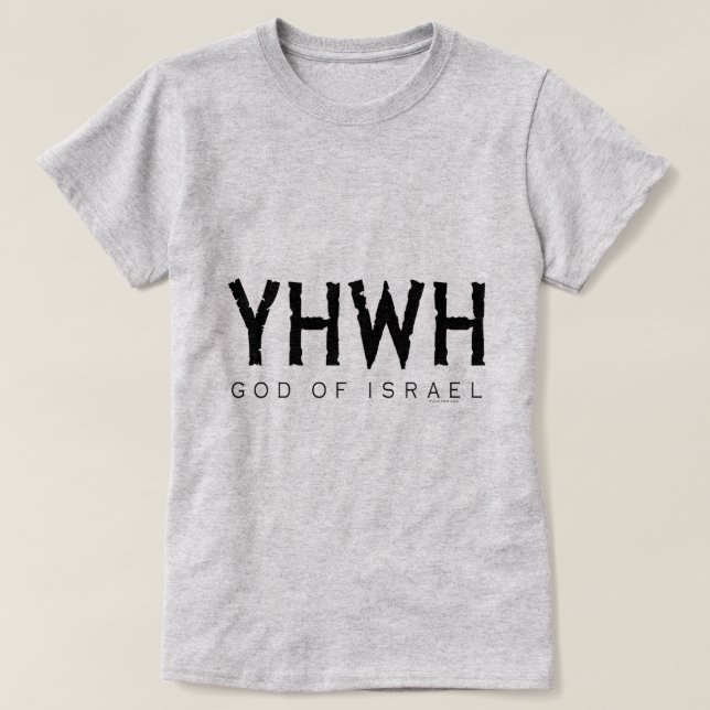 Camiseta YHWH (Jehová) (Diseño del anverso)