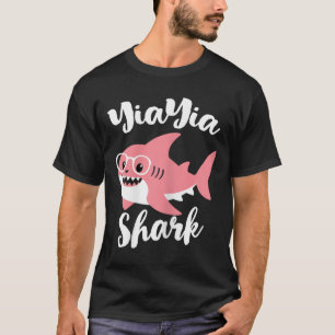 Camiseta Yiayia El Día de la Madre Tiburón Abuela divertida