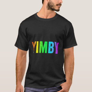 Camiseta Yimby Yes In My Backyard Lgbtq Rainbow Urban Housi
