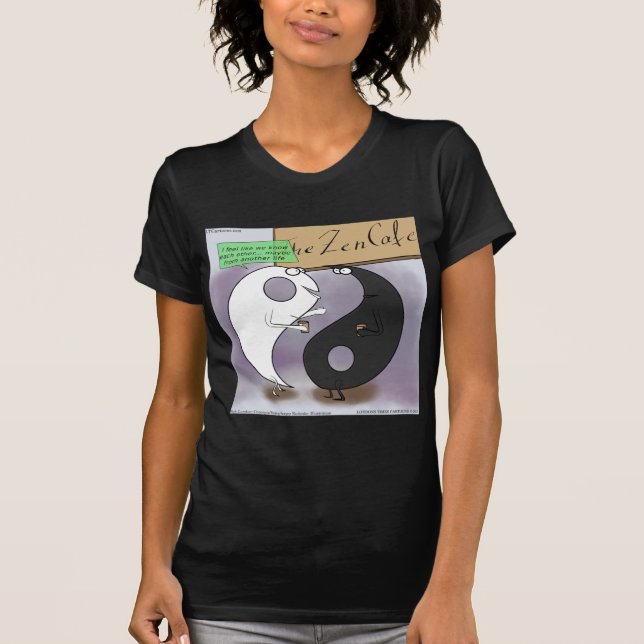 Camiseta Yin se encuentra con Yang Zen Funny (Anverso)