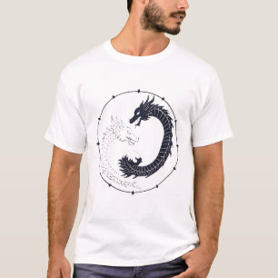 Camiseta Yin Tang blanco y negro