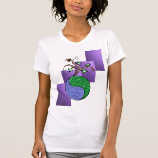 Camiseta Yin verde y Yang