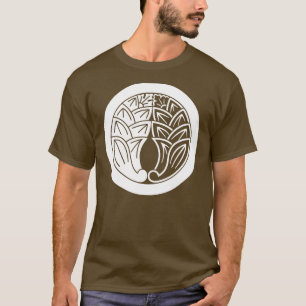 Camiseta Yin y yang abrazando jengibres japoneses en círcul